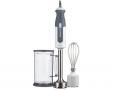 Kenwood HDP302WH Hand Blender | Blender with 800 W power | Triblade 3-blade knife for faster pureeing | Incl. Whisk and shaker. | Ideal for soups and smoothies 220 Volts NOT FOR USA